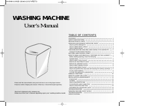 Manual Samsung WA15MA Washing Machine