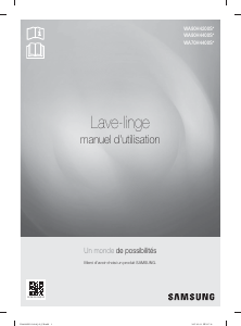 Mode d’emploi Samsung WA70H4400SS/MF Lave-linge