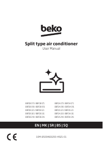 Priručnik BEKO BBFDB 091 Klimatizacijski uređaj