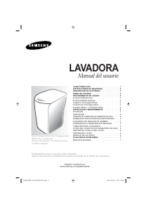 Manual de uso Samsung WA80N2 Lavadora