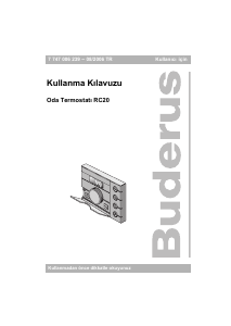 Kullanım kılavuzu Buderus RC20 Termostat