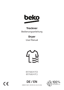 Manual BEKO B5T68247C0 Dryer