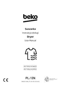 Manual BEKO B5T89243WDC Dryer