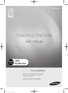 Manual Samsung WD702U4BKWQ Washing Machine