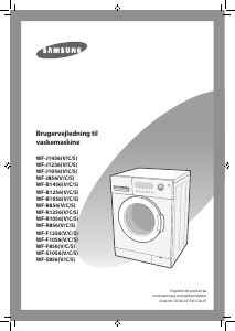 Brugsanvisning Samsung WF-B1256V Vaskemaskine