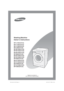 Manual Samsung WF-B1256V Washing Machine