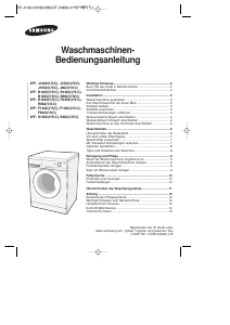 Bedienungsanleitung Samsung WF-B1262 Waschmaschine