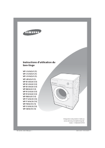 Mode d’emploi Samsung WF-J1254V Lave-linge