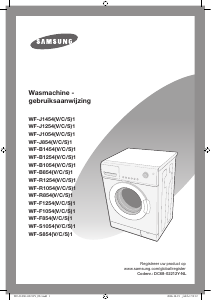 Handleiding Samsung WF-J1254V Wasmachine