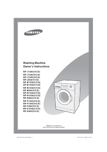 Manual Samsung WF-J1456V Washing Machine