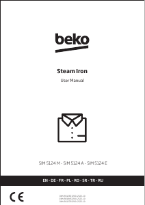 Manual BEKO SIM 5124 E Fier de călcat