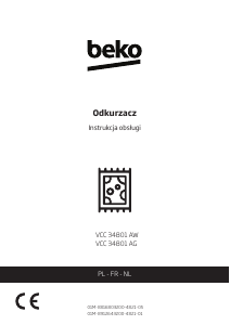 Instrukcja BEKO VCC 34801 AG Odkurzacz