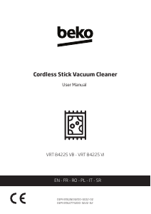 Manual BEKO VRT 84225 VI Vacuum Cleaner