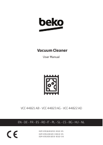 Manuale BEKO VCC 44822 AD Aspirapolvere