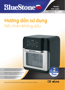 Hướng dẫn sử dụng BlueStone AFB-5888 Nồi chiên không dầu