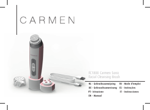 Manual Carmen FC1800 Sistema de depilação facial