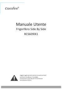 Manuale Comfee RCS609IX1 Frigorifero-congelatore