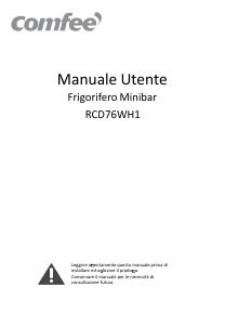 Manuale Comfee RCD76WH1 Frigorifero
