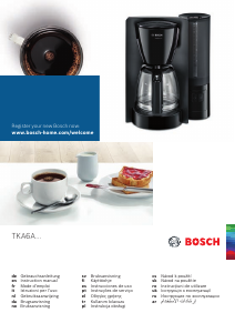 Manual Bosch TKA6A041 ComfortLine Coffee Machine