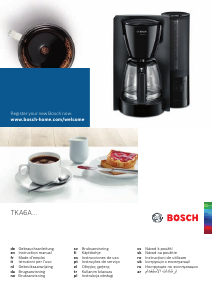 Руководство Bosch TKA6A643 ComfortLine Кофе-машина
