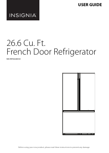 Manual Insignia NS-RFD26ISS3 Fridge-Freezer