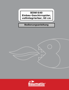Bedienungsanleitung Baumatic BDWI640 Geschirrspüler