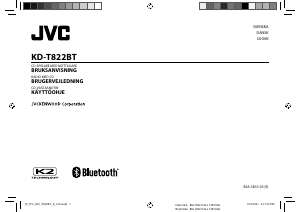 Bruksanvisning JVC KD-T822BT Bilradio