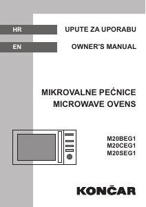 Manual Končar M20SEG1 Microwave