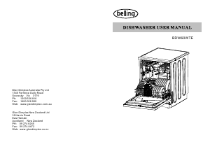 Manual Belling BDW60WTE Dishwasher