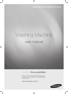 Manual Samsung WF8600NGW Washing Machine