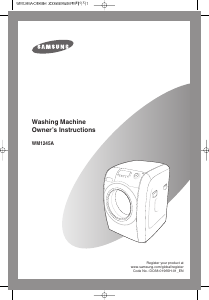Manual Samsung WM1245A Washing Machine