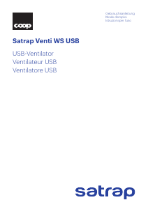 Bedienungsanleitung Satrap Venti WS USB Ventilator