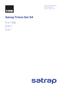 Mode d’emploi Satrap Trimm Set XA Tondeuse