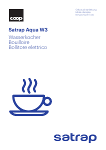 Bedienungsanleitung Satrap Aqua W3 Wasserkocher