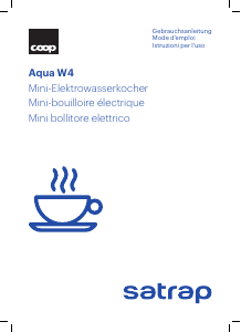 Mode d’emploi Satrap Aqua W4 Bouilloire