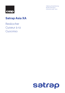 Manuale Satrap Asia XA Fornello di riso