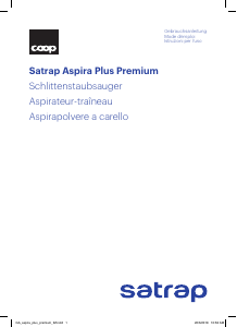 Bedienungsanleitung Satrap Aspira Plus Premium Staubsauger