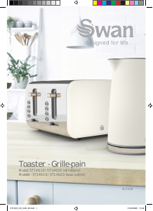 Manual Swan ST14610GRYN Toaster