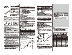説明書 セイワ BTE190 ヘッドセット