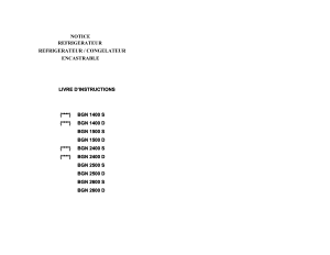 Mode d’emploi AYA AFI240W Réfrigérateur