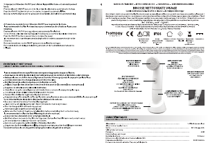 Handleiding Homday 559182 Gezichtsreinigingsborstel