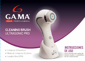 Manual de uso GA.MA CB-010 Ultrasonic Pro Cepillo de limpieza facial