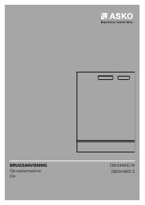 Brugsanvisning Asko DBI3448ID.W Opvaskemaskine