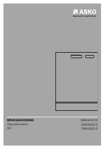 Bruksanvisning Asko DBI6302D.W Oppvaskmaskin