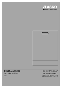 Brugsanvisning Asko DBI5558MIKXXL.W Opvaskemaskine