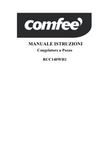 Manuale Comfee RCC140WH1 Congelatore