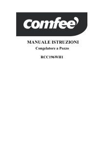 Manuale Comfee RCC196WH1 Congelatore