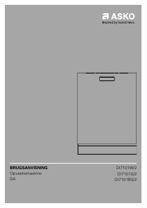 Brugsanvisning Asko DI7101W/2 Opvaskemaskine