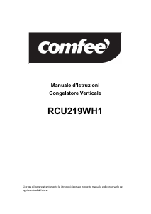 Manuale Comfee RCU219WH1 Congelatore