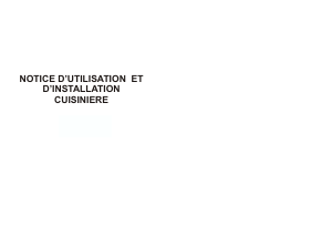 Mode d’emploi AYA ACG56SIL Cuisinière